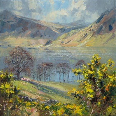 REX PRESTON - april gorse, crummock water